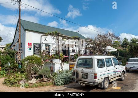 Napier, South Africa - Sep 23, 2022: A street scene, with the Napier Farm Stall, in Napier in the Western Cape Province Stock Photo