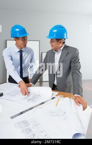 Site construction engineer Stock Photo