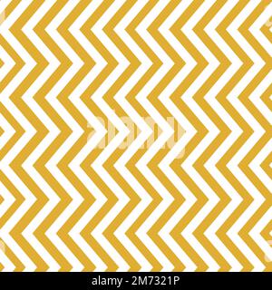 Mustard yellow seamless zigzag pattern vector Stock Vector