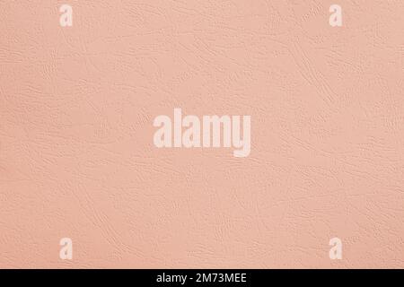Closeup photo of cardboard sheet surface in beige peach neutral color. Unicolor textured background. Stock Photo