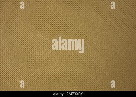 Background of woven cotton cloth of beige neutral color Stock Photo