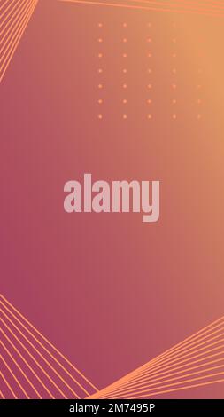 Orange abstract background design vector Stock Vector