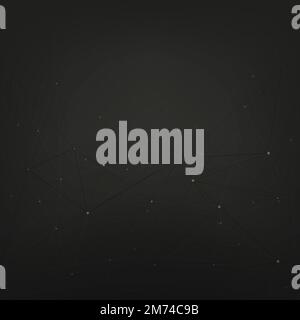 Abstract background design with stars on black Stock Vector
