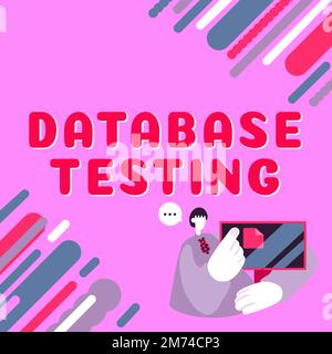 Inspiration showing sign Database Testing. Business showcase involves the retrieved values from the database by the web Stock Photo