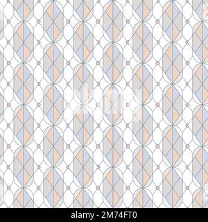 Colorful pastel geometric seamless pattern vector Stock Vector