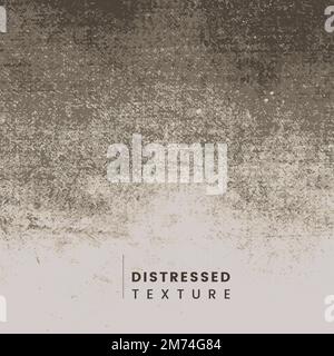 Grunge beige distressed textured background Stock Vector