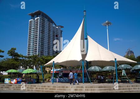 The Scene of the Beach in Dalian Stock Photo