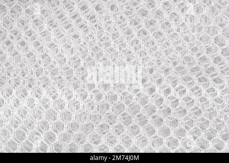 Texture or background of mesh fabric in white. Mesh material Stock Photo -  Alamy
