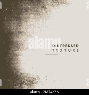 Grunge beige distressed textured background Stock Vector