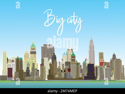 New York American City Landmarks Vector Seamless Pattern Stock Vector ...
