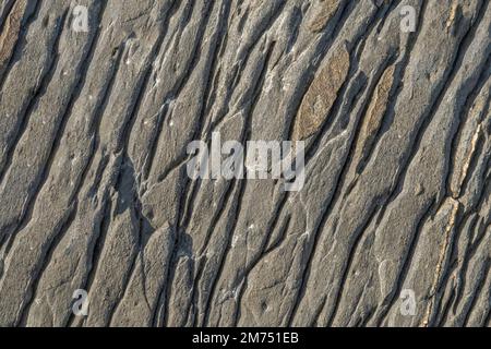 Weathered Sandstone rock close up Stock Photo
