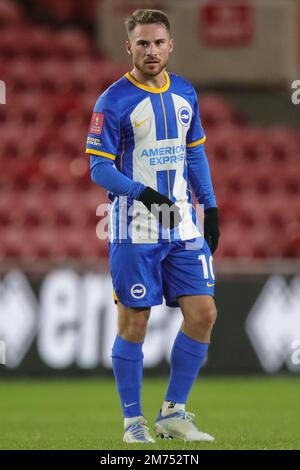 Alexis Mac Allister #10 of Brighton & Hove Albion during the Emirates