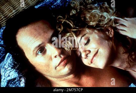 WHEN HARRY MET  SALLY 1989 Columbia Pictures film with Meg Ryan and Billy Crystal Stock Photo