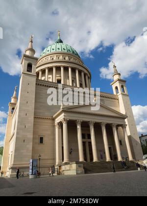 St Nicholas' Church, Old Market Square,  Potsdam, Brandenburg, Germany, Europe Stock Photo