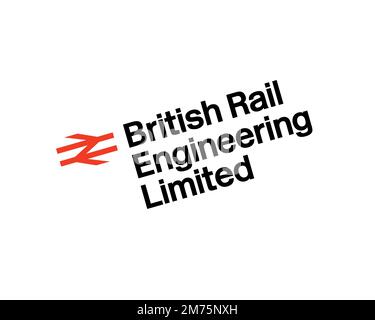 British Rail Engineering Limited, Rotated Logo, White Background B ...