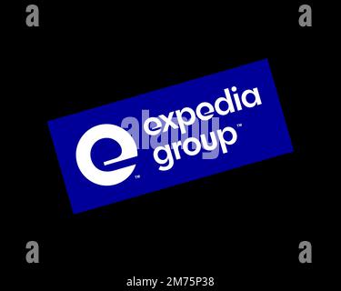Expedia Group, Logo, Black background Stock Photo - Alamy