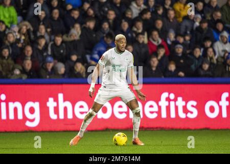 Sheffield, UK. 07th Jan, 2023. SHEFFIELD, ENGLAND - JANUARY 7: Joelinton of Newcastle United during the FA Cup match between Sheffield Wednesday and Newcastle United at Hillsborough on January 7, 2023 in Sheffield, United Kingdom. (Photo by Richard Callis/SPP) (Foto: Richard Callis/Sports Press Photo/C - ONE HOUR DEADLINE - ONLY ACTIVATE FTP IF IMAGES LESS THAN ONE HOUR OLD - Alamy) Credit: SPP Sport Press Photo. /Alamy Live News Stock Photo