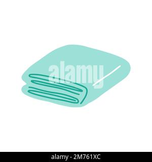 Doodle towel illustration Stock Vector