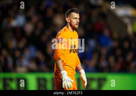 Sheffield, UK. 07th Jan, 2023. Martin Dœbravka #1 of Newcastle Unitedduring the Emirates FA Cup Third Round match Sheffield Wednesday vs Newcastle United at Hillsborough, Sheffield, United Kingdom, 7th January 2023 (Photo by Ben Early/News Images) in Sheffield, United Kingdom on 1/7/2023. (Photo by Ben Early/News Images/Sipa USA) Credit: Sipa USA/Alamy Live News Stock Photo