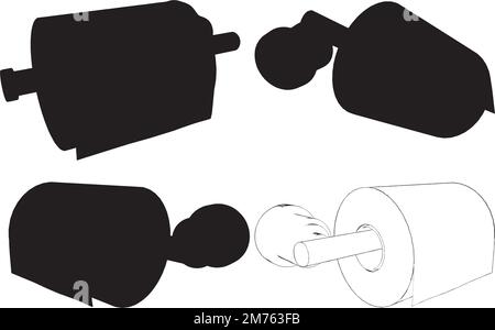 Toilet Paper Vector Stock Vector