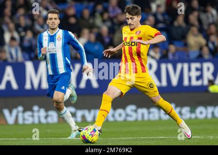 Toni Villa of Girona FC during the La Liga match between Girona FC and ...