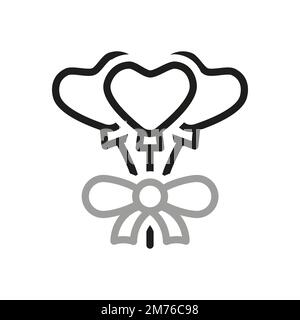 Design line icon ball. Modern graphic design concepts, simple outline elements. Editable stroke. Stock Vector