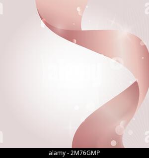Pink wave abstract background vector Stock Vector