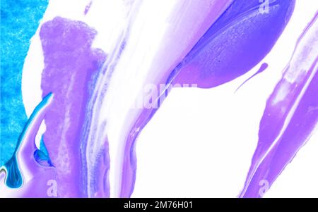 Purple and white abstract acrylic brush stroke textured background vector Stock Vector