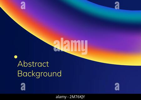Colorful wave abstract background vector Stock Vector