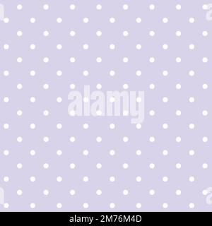 Purple and white seamless polka dot pattern vector Stock Vector
