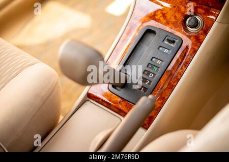 Lower L gear of an automatic transmission Stock Photo