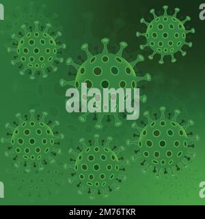 corona virus background Stock Vector