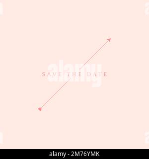 Save the date wedding badge vector Stock Vector