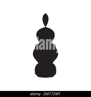 Guru icon. Simple style poster swami meditating course big sale background symbol. Swami meditating course brand logo design element. Stock Vector