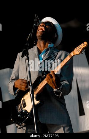 Lynval Golding - The Specials, V2008, Hylands Park, Chelmsford, Essex, Britain - 22 August 2009 Stock Photo