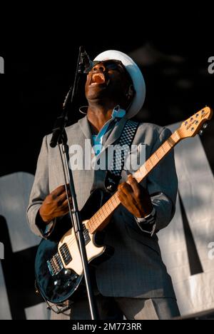 Lynval Golding - The Specials, V2008, Hylands Park, Chelmsford, Essex, Britain - 22 August 2009 Stock Photo