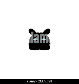 Alien icon. Simple style space science poster background symbol. brand logo design element. Alien t-shirt printing. Vector for sticker. Stock Vector