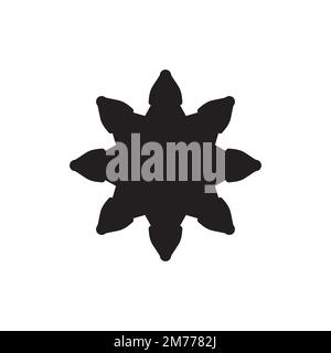 Snow icon. Simple style Christmas holiday poster background symbol. Snow brand logo design element. T-shirt printing. Vector for sticker. Stock Vector