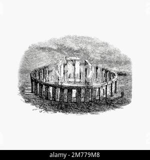 vector illustration of the stonehenge site Stock Vector Image & Art - Alamy