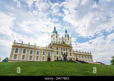 Olomouc (Olmütz): Basilica of the Visitation in Svaty Kopecek (Heiligenberg) in , Olomoucky, Olomouc Region, Olmützer Region, Czech Stock Photo