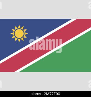 Nambia Flag Vector and JPG File Stock Vector