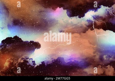 Colorful abstract universe textured background vector Stock Vector