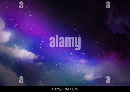 Colorful abstract universe textured background vector Stock Vector
