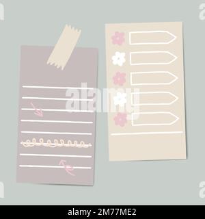 Sticky note doodle collection vectors Stock Vector Image & Art - Alamy