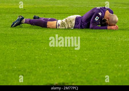 Florence, Italy. 03rd Apr, 2022. Riccardo Saponara (ACF Fiorentina) during ACF  Fiorentina vs Empoli FC, italian soccer Serie A match in Florence, Italy,  April 03 2022 Credit: Independent Photo Agency/Alamy Live News