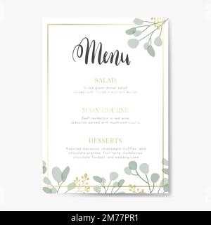 Restaurant today's menu card vector Stock Vector