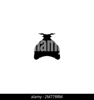 Garbage bag icon. Simple style recycle poster background symbol. Garbage bag brand logo design element. Garbage bag t-shirt printing. Vector for stick Stock Vector