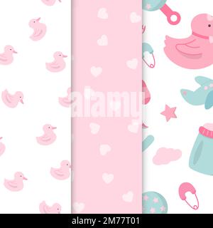 Newborn Pattern Vector Set of baby pattern vector Stock Vector Image & Art - Alamy