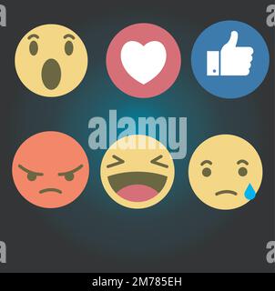 Kiev, Ukraine - October 22, 2018: Popular social media icons such as: Facebook, Twitter, pinterest, LinkedIn and others, printed on white paper. Stock Vector