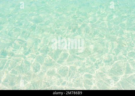 Abstract blurred sea background. Sea surface. Blue water texture. Stock Photo